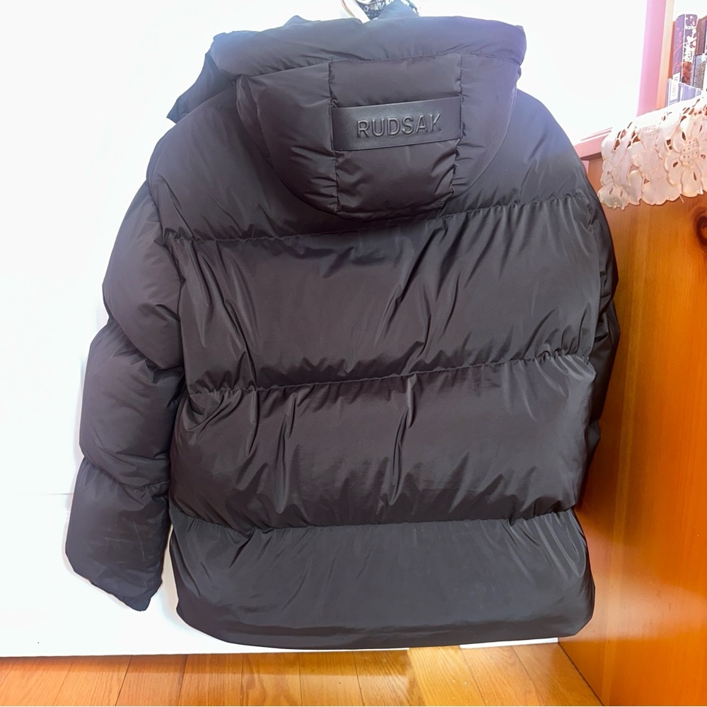 Rudsak Black Puffer Jacket Medium - Picture 5 of 7